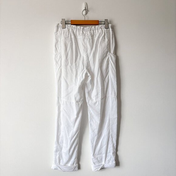 Aritzia Wilfred Marais Linen Lyocell Blend Pant White Size 4 - Picture 4 of 6